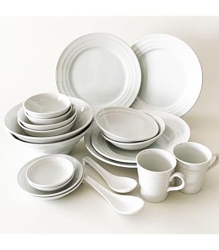 Amazon.co.jp: Villeroy Boch 食器セット キッチン用(皿&ボウル 4人分